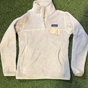 Patagonia Off-White Fleece Pullover
